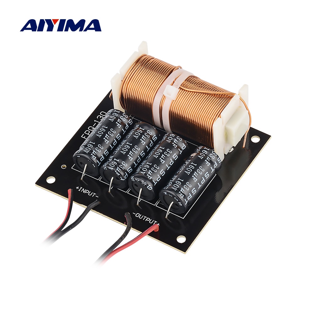 AIYIMA 800W Pure Subwoofer Crossover Bass frequency Divider For 5-15 inch Speaker DIY Filter Music sound 125Hz 1PC