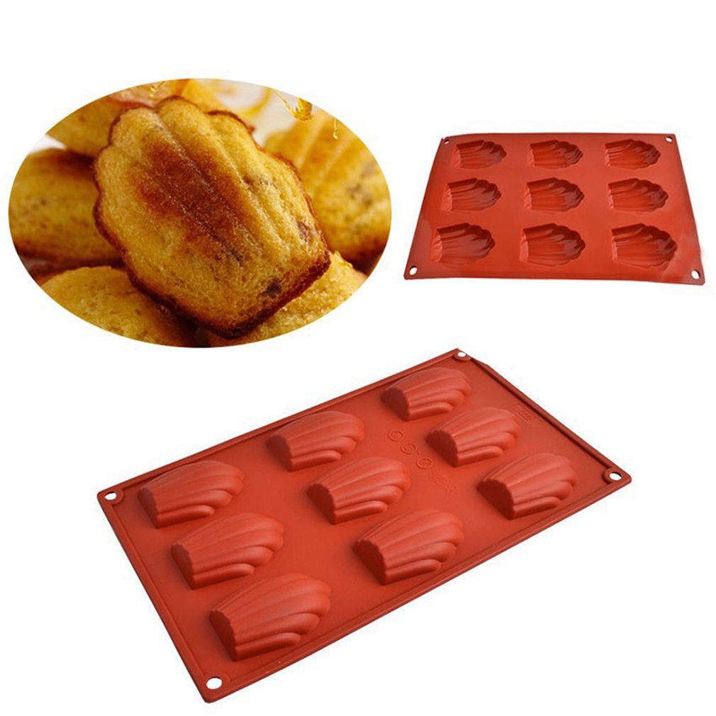 Silicone Shell Shape Chocolate Non-stick Mold DIY Jelly Cake Candy Baking Mold Ice Cube Tray Cube Soap Mold