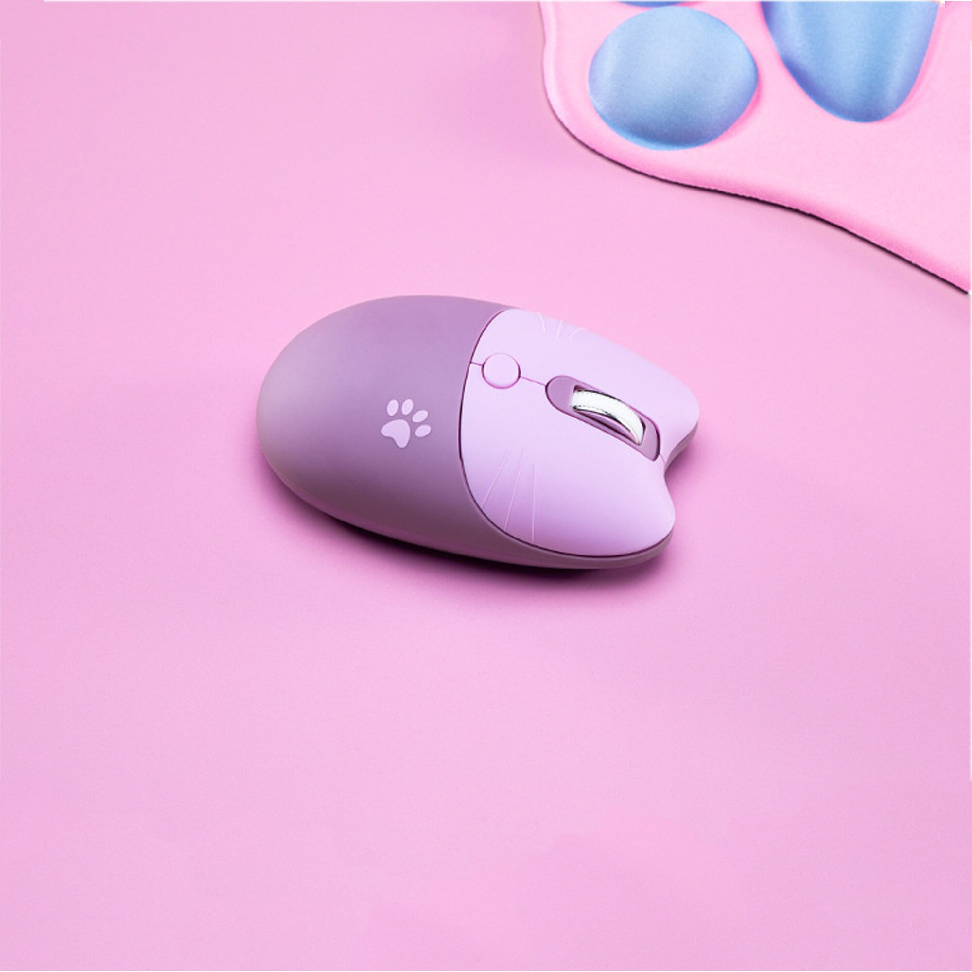 Mysz bezprzewodowa 2.4G Cute Pink Cartoon myszy dla Kid Girl prezent wyciszenie ergonomiczna mysz biurowa regulowana DPI Optical Mause na laptopa