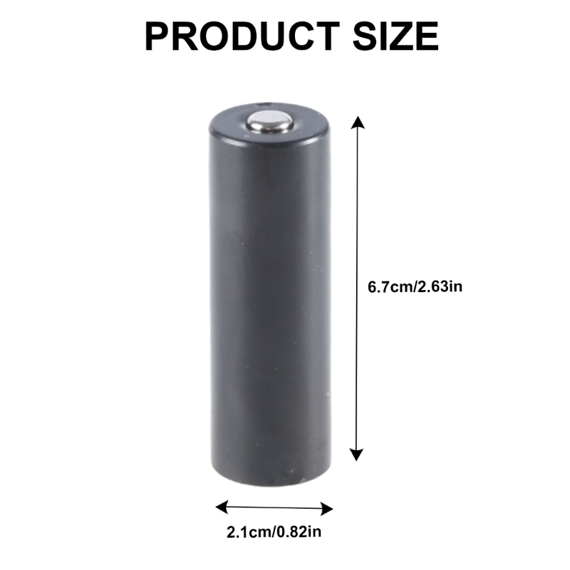 Étui pour adaptateur de batterie 18650 à 21700, noir, convertiz vos piles pour une utilisation plus large dans les lampes de poche, alimentation Mobile