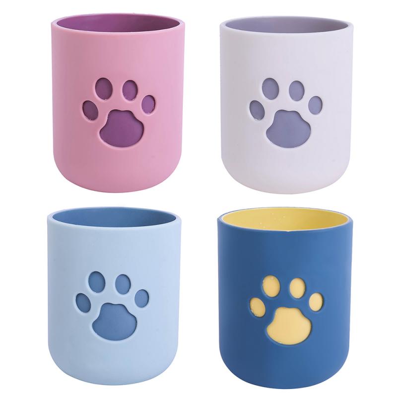 Animals Pattern Wash Tooth Mug Durable Big Mouth Cat Claw Portable Travel Coffee Mug Toothbrush Cup Bathroom Tumblers