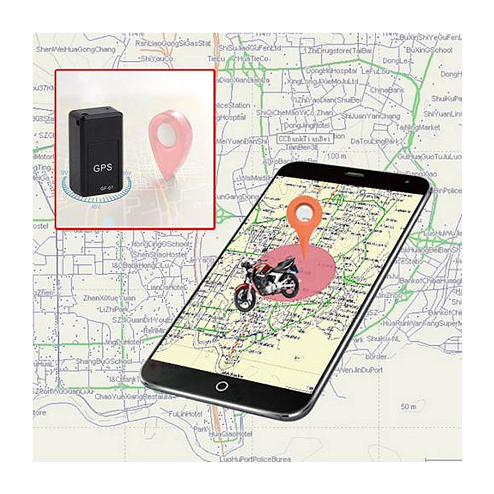 Gps  gf07 gsm gprs bilsporing magnetisk kjøretøy lastebil gps lokaliserer anti-tapt opptakssporingsenhet kan stemmekontroll