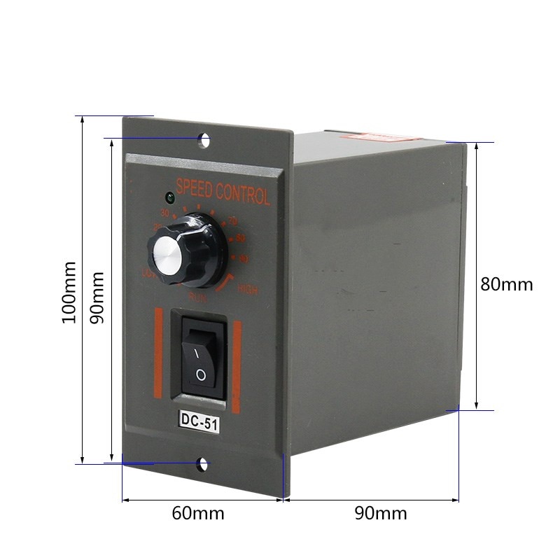 DC-51 AC 220V to DC 90V 24V 180V Electrical Speed Control Controller for 60W 200W Motor Discount