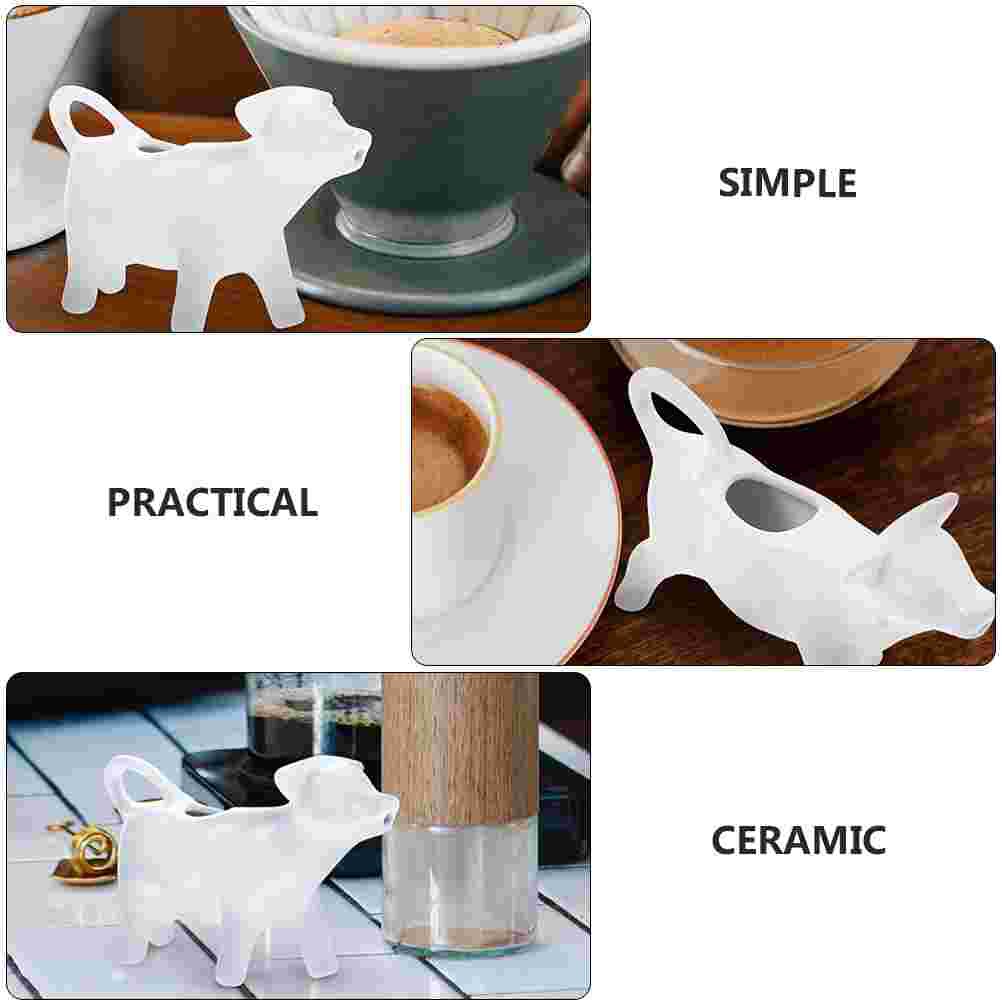 2pcs Pitchers Restaurant Pitcher Ceramic Pitcher Decorative Jug for Restaurant Home Kitchen