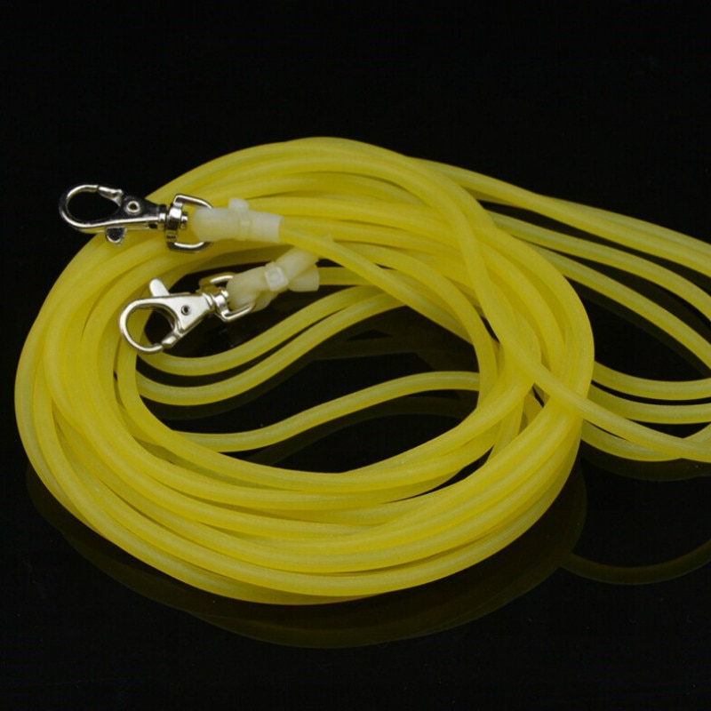 Diameter 4mm 5mm 6mm massivt elastiskt gummifisklina rep missad stånghållarstång tjockt fiskerep med krok 5m-27m