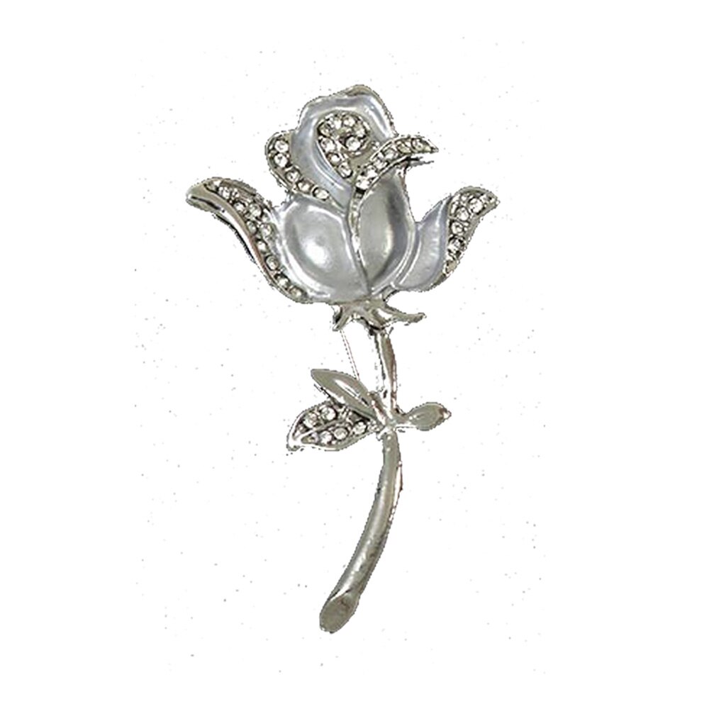 1Pcs Zonnebloem Emaille Broche Delicate Geel Paars Elegante Vrouwen Meisjes Strass Revers Pin Kleding Accessoires Sieraden: 17