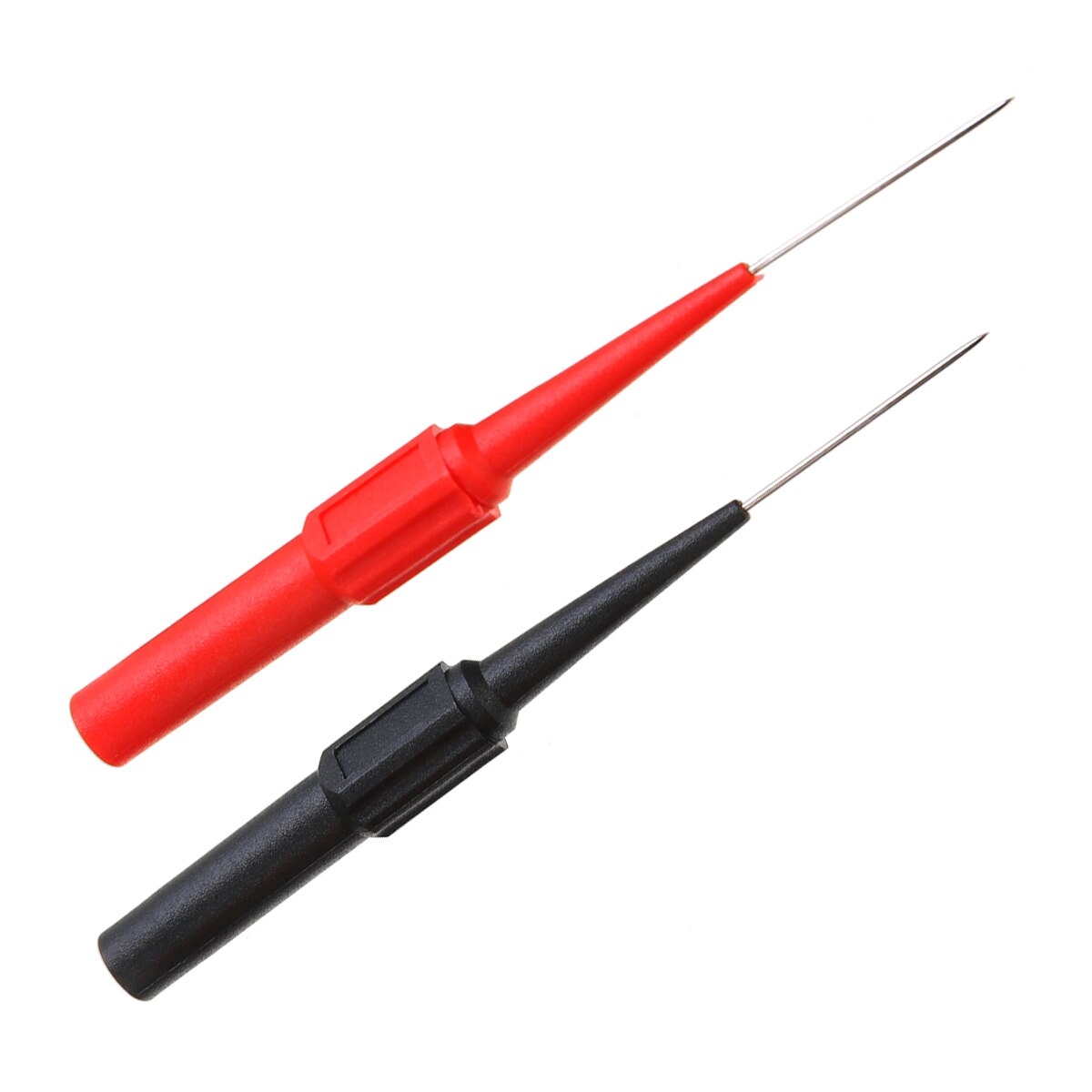 2pcs/set Test Probes Insulation Needle Non-destructive Multimeter Test Probes Stainless Steel Test Needle for Banana Plug