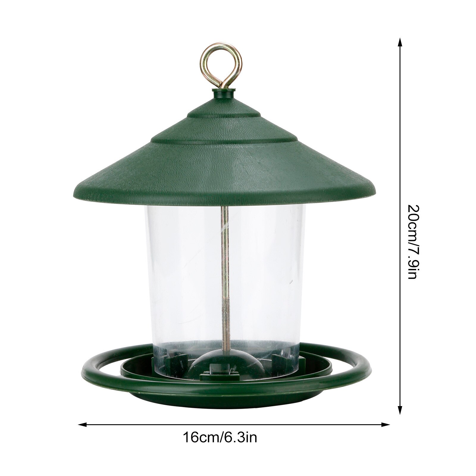 40# Wild Bird Feeder Hanging Garden Yard Outside Decoration Bird Food Distributor Feed Station Hanging Garden Birds Feeders