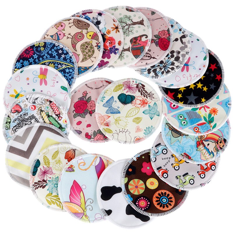 Bamboo Breast Pad Nursing Pads For Mum Waterproof Washable Feeding Pad Bamboo Reusable Breast Pads