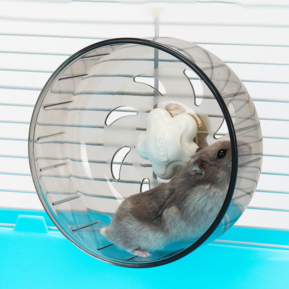 Hamster Wheel Non-Slip Silent Jogging Wheel Toy For Small Pet Sturdy Durable Safe Running Hamster Cage Supplies Exercise Toy