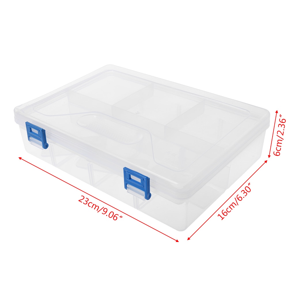 Podwójna warstwa piórnik przezroczysty długopis z tworzywa sztucznego pudełko robić przechowywania papiernicze szkolne materiały biurowe dzieci prezent #326