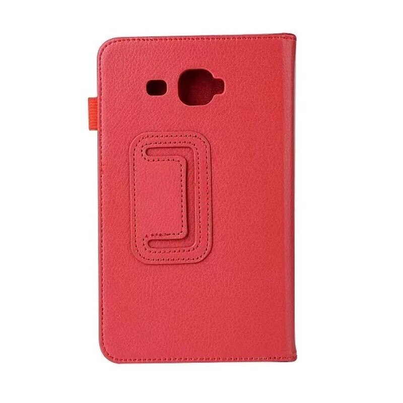 For Samsung Galaxy Tab A A6 7.0 SM-T280 SM-T285 Stand PU Leather Flip Smart Magnetic Cover Case For Samsung T280 T285 shell +pen: red