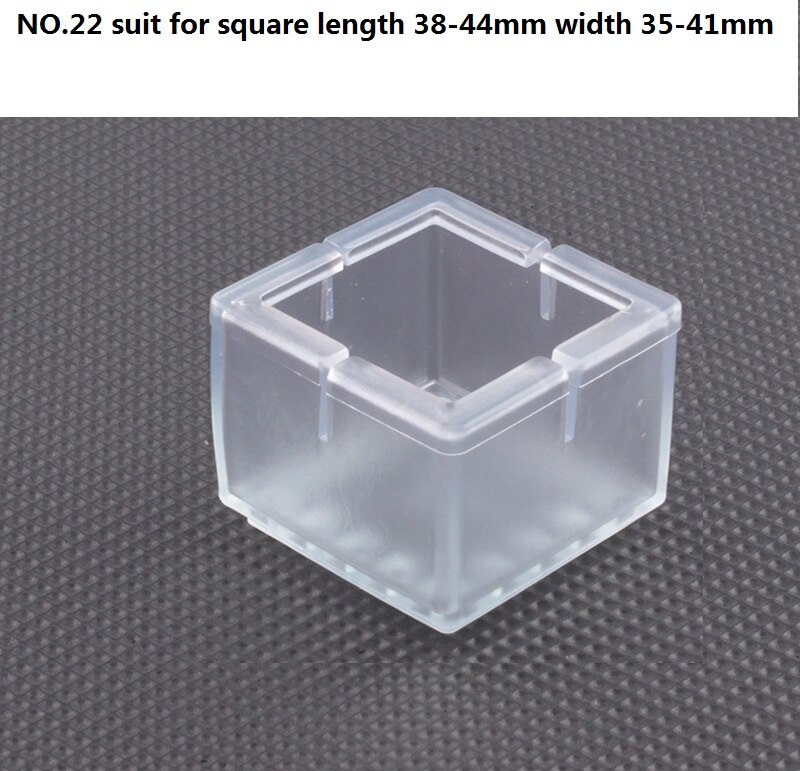 Non-slip Table Chair Foot Cover Foot Pad Furniture Leg Floor Protection Pad Wear-resisting Stool Chair Table Legs Protector: N  16pcs covers