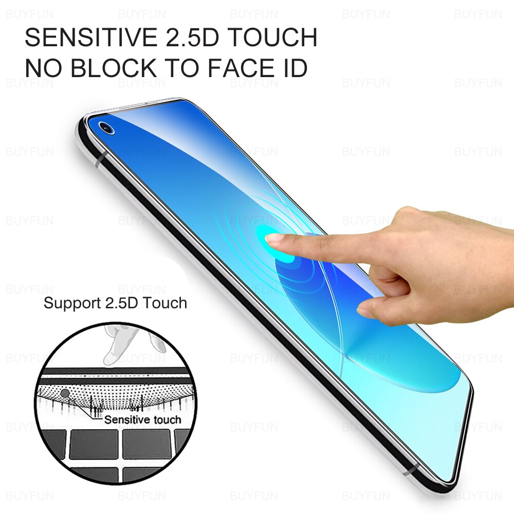 2Pcs Gehard Glas Screen Protector Voor Oppo Reno 6 4G 5G 6Z Reno6 Opo Volledige Cover Case beschermende Film Op De Voor 6.4 "CPH2235