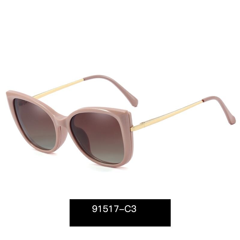 Optical Spectacle Frame Women Magnetic Clip On Sunglasses Polarized Glasses frame For female Myopia Eyeglasses: c3