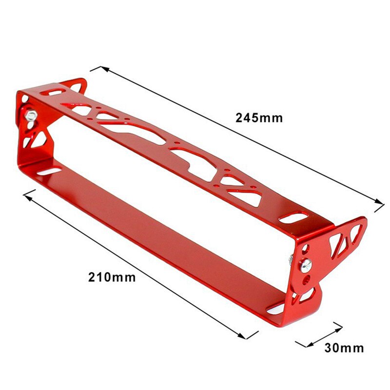 Universal- Aluminium Auto Styling Kennzeichen Rahmen Energie Rennen Kennzeichen Rahmen Rahmen Schild Halfter