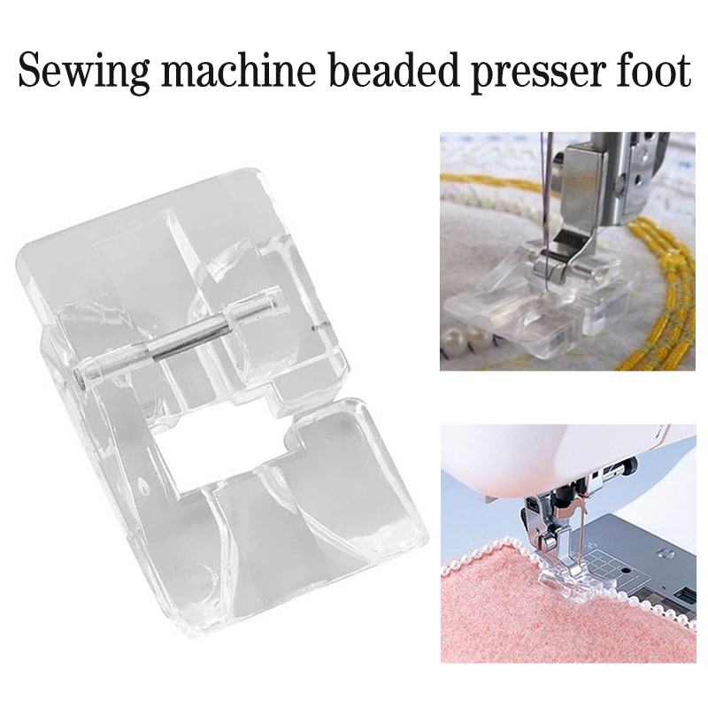 Pearls and Sequins Sewing Knit Wear Machine Spool Presser Fabric Foot Round Bead Pressure-Foot Joint Belt Tool Accessories etc.