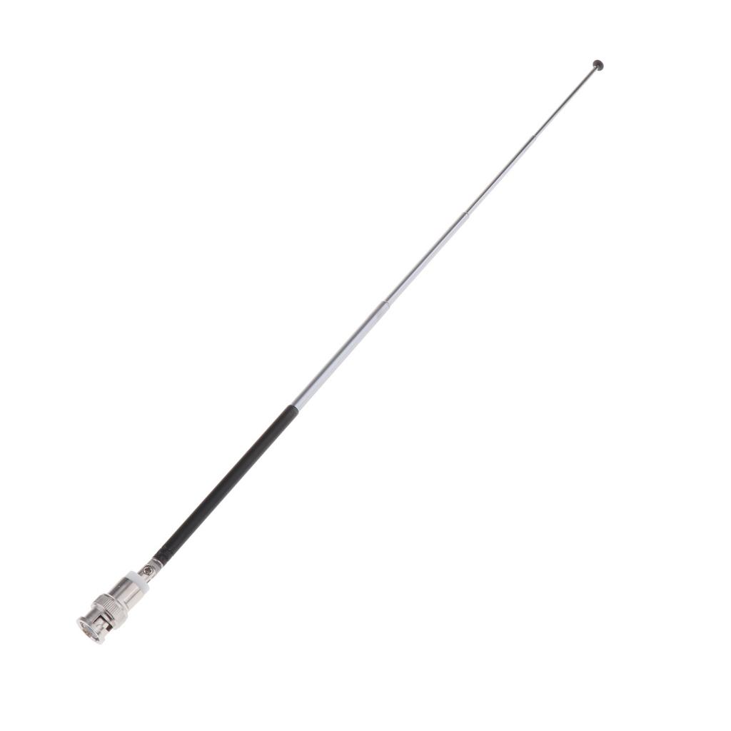 Extendable Telescopic Antenna BNC Connector For Wireless Microphone Receiver