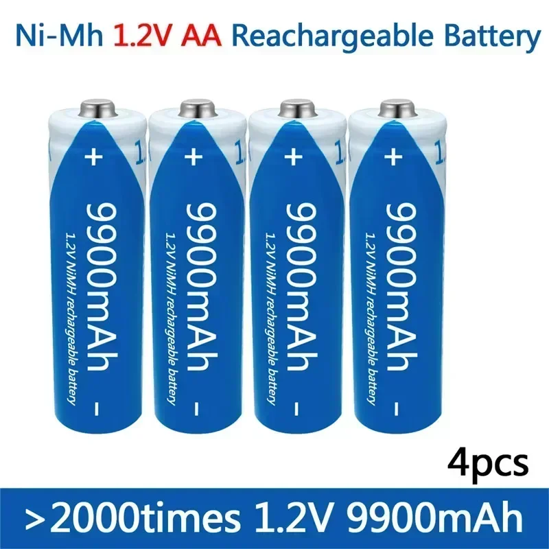 -batería recargable para pistola de temperatura,pila AA de 1,2V,2500mAh, Ni-MH,para ratón de juguete con control remoto: black