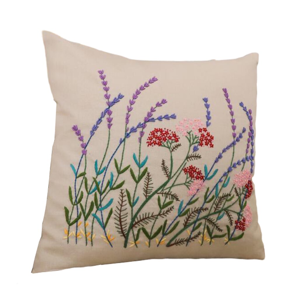 Moderne broderi nybegynder kit korssting hjemmelavet kunsthåndværk: Lavendel