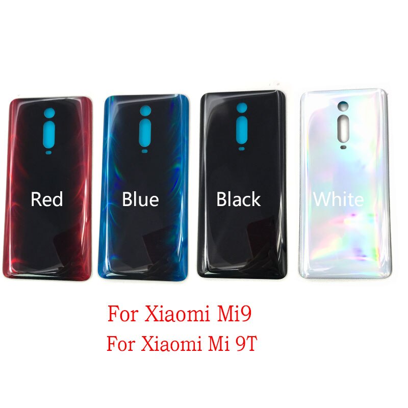 Wymiana szkła bateria tylna pokrywa obudowa tylna szklana obudowa z klejem do Xiaomi Mi8 Mi9 Lite Mi 10 5G / 8Se 8 se 9T
