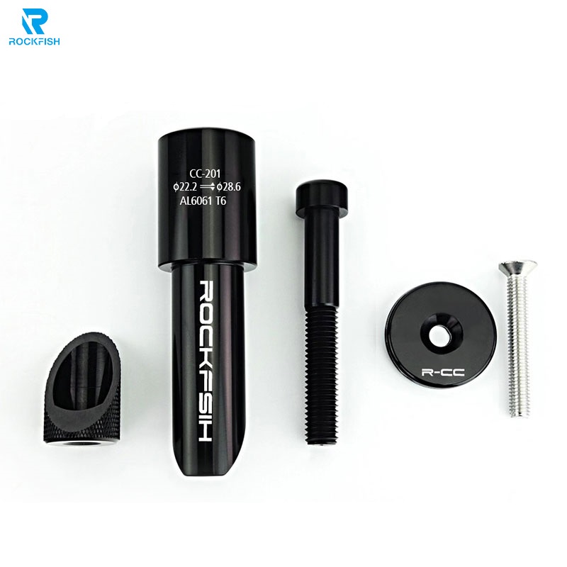Rockfish Kids Bike Stem Adapter 20.8/22.2mm CNC Sliding Bike Head Tube Core Conversion Balance Bike Headset Hanging Core Adapter