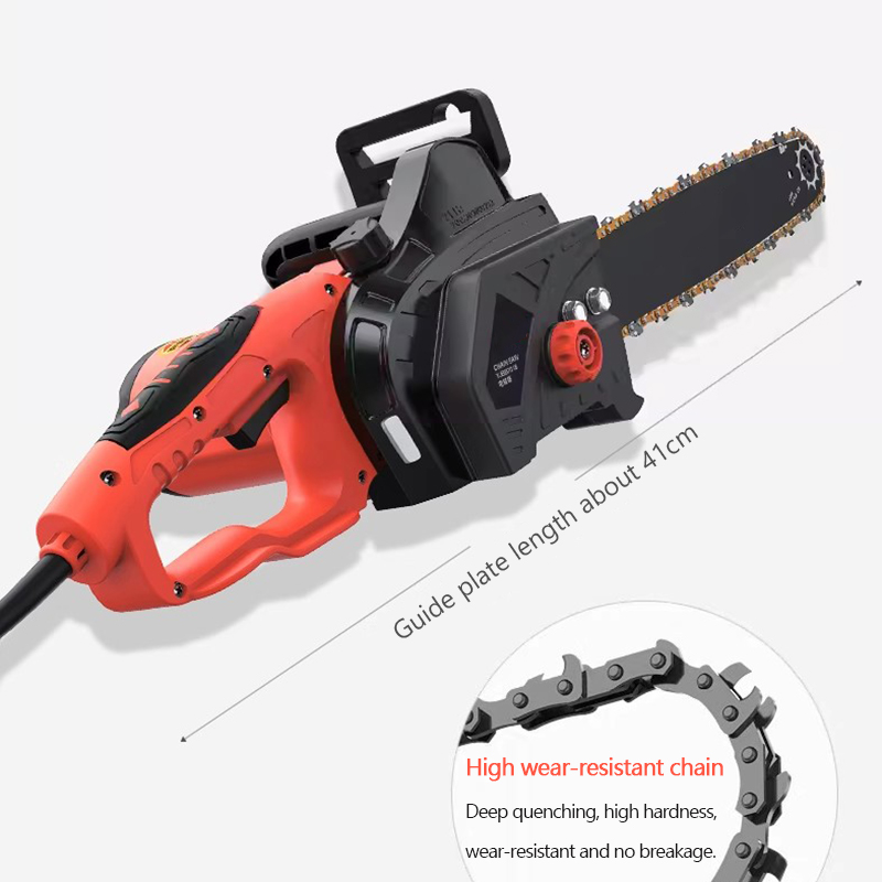 Chainsaw Logging Saw Household Electric Small Chain Hand-held Tree Cutting Tree Cutting Saw High-power Electric Chain Drama