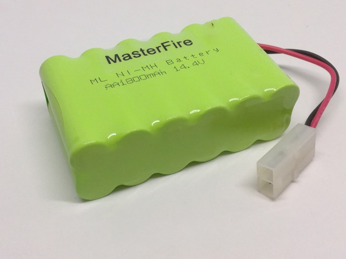 MasterFire Originele Ni-Mh 14.4V 1800mAh Batterij Ni-Mh AA Oplaadbare Batterijen Pack Met Pluggen
