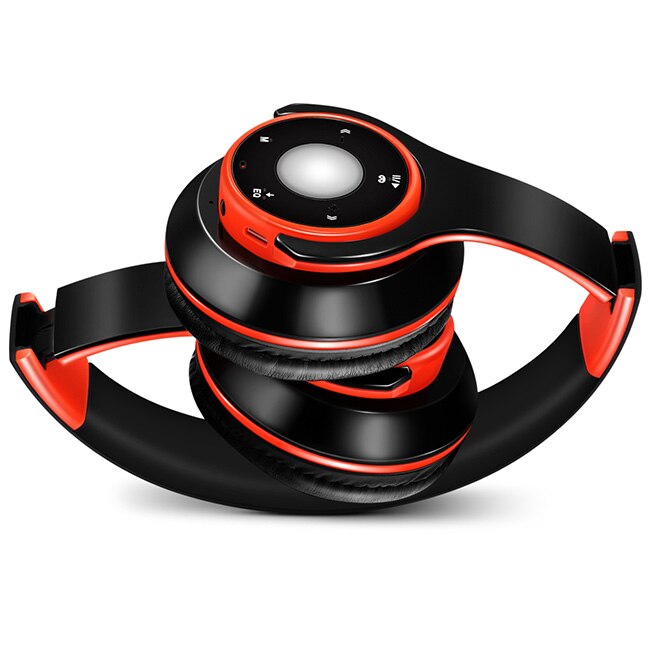 Earphones Bluetooth headphones Stereo headset Wireless earphones BT 5.0 Original Music MP3 and microphone sound: Beige