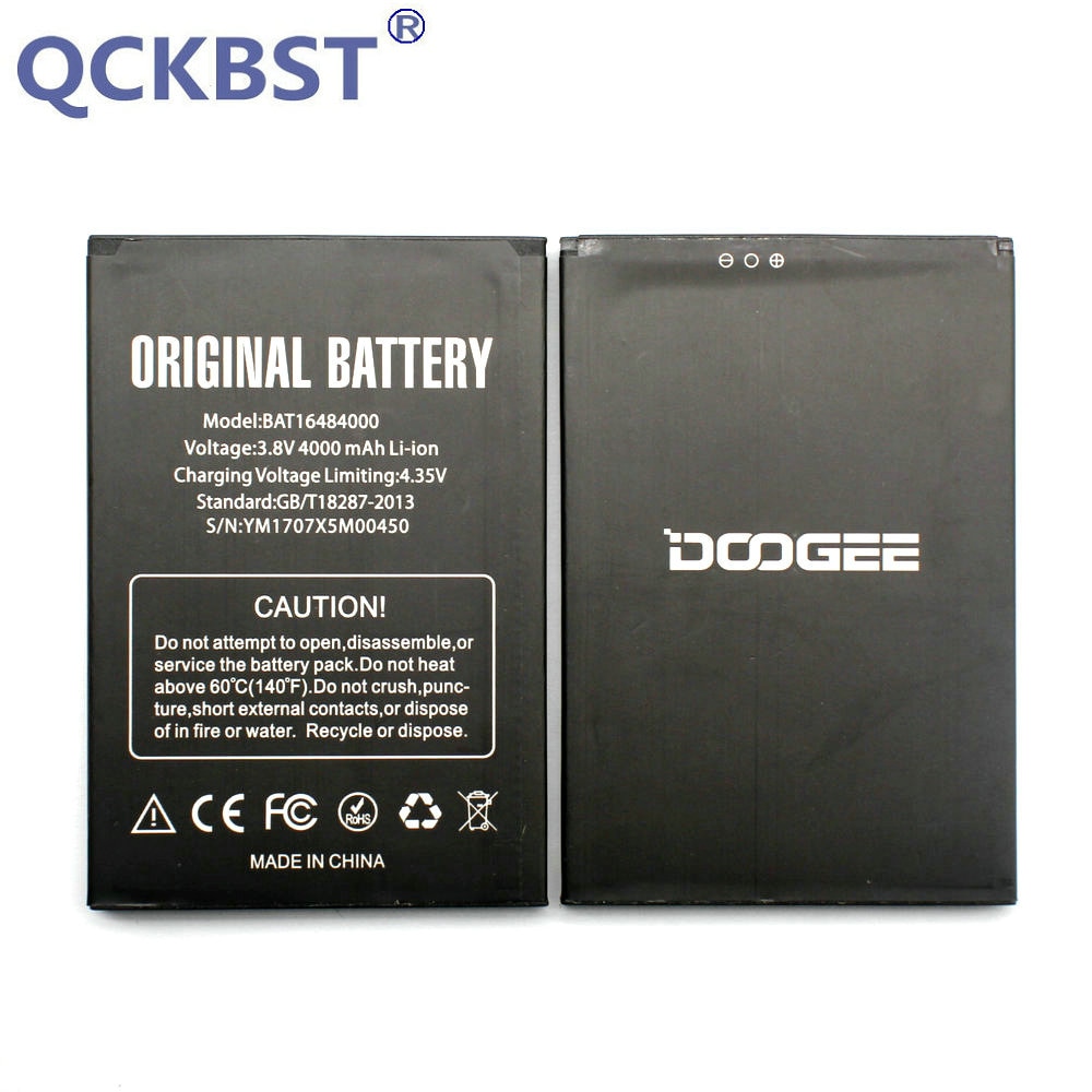 QCKBST 4000 mah Batterij Voor DOOGEE X5 MAX Pro Mobiele Telefoon Lithium-ion Batterij Bateria
