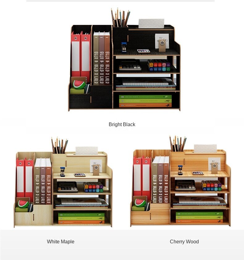 neue Büro Dokument Regal Diy Holz Ordner Schreibtisch Lagerung Und Sortierung Kasten Lagerung Kasten/buch Regal/dokument Regal