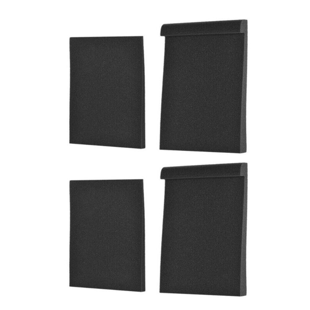 2/4Pcs Geluidsisolatie Studio Monitor Speaker Isolatie Pads Hoge Dichtheid Akoestische Foam Pads Voor 5 Inch / 6 Inch Speakers