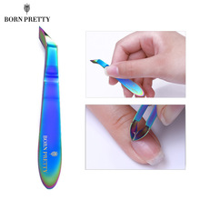 Geboren Pretty Mini Nail Cuticle Nipper Rainbow Chameleon Dode Huid Remover Clipper Nail Art Tool