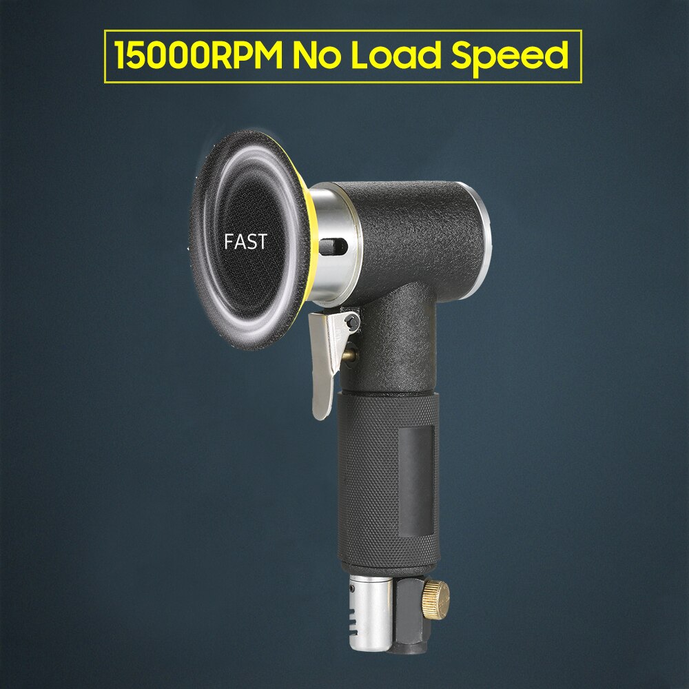Air Sander 2 Inch 3 Inch Pneumatic Sander Air-operated Polisher Waxer Polishing for Auto Body Work Furniture Metal Surface