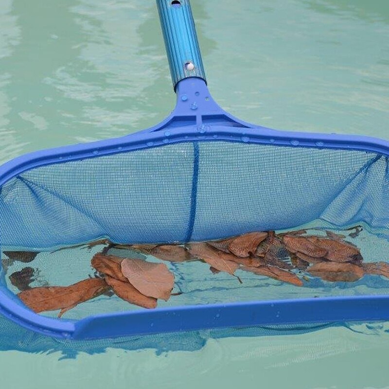 Blue Pool Cleaning Net Tool Salvage Net Mesh Pool Skimmer Leaf Catcher Bag Swimming Pool Cleaner Accessories