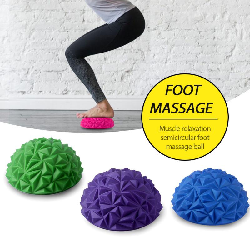 Durable Massage Ball Body Rolling Hemisphere Yoga Balance Mat Sense Integration Training Muscle Semicircle Foot Massage Ball