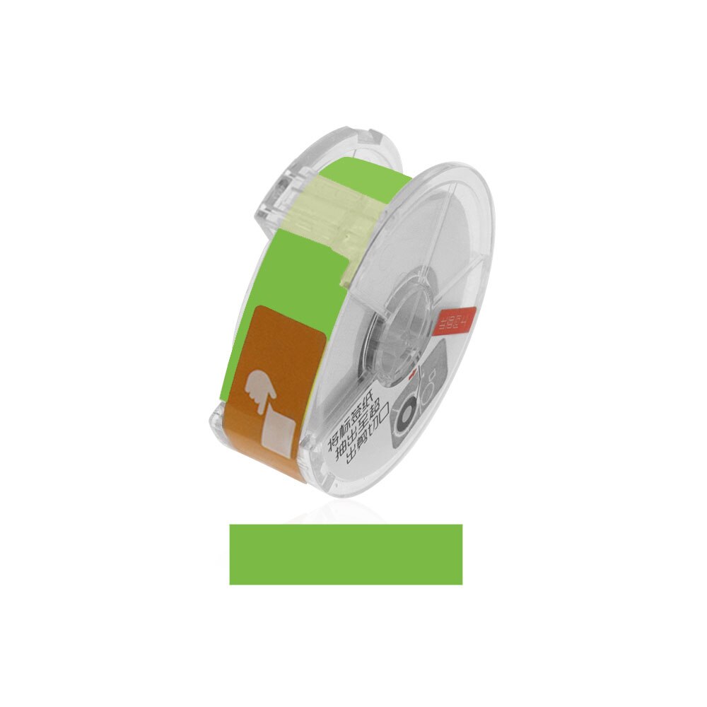 Mini Label Printer Portable Pocket Label Printer For QR Code Date Letter Printing Wireless Label Printer With Label Paper: Green