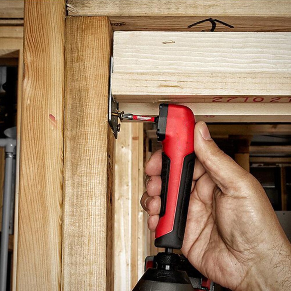 Screwdriver Hex Drill Bit Socket Holder Right Angle Extension Drills Shank 1/4 inch Extension Driver Drilling Shank Screwdriver