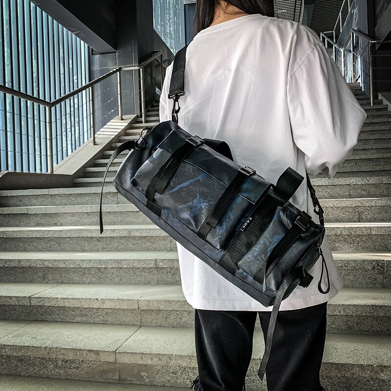 Bolso deportivo de Fitness para hombre, bolsos de entrenamiento de gimnasia para mujer, bolso de hombro tipo bandolera grande, impermeable, equipaje de viaje, bolso de mujer