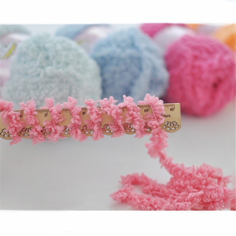 Soft Smooth Baby Wool Yarn Knitting Velvet Yarn Thick Fiber Cotton Crochet Yarn Hand Knitting Cashmere Yarn Thread