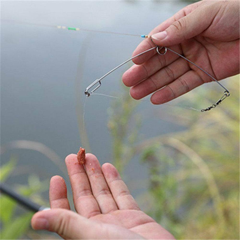 5pcs Automatic Fishing Device Trigger Spring Ejection Fishing Hook Bait Steel Universal Fishing Tackle Fishing Supplie