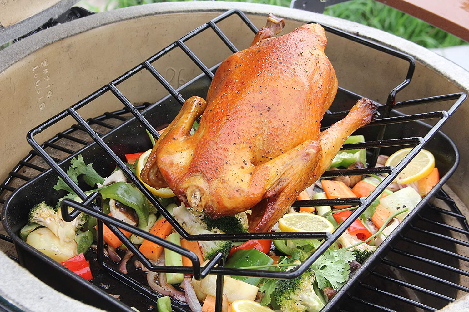 1/pcs Rib Rack For Smoking and grilling smoker accessories charcoal grill kitchen accessories smoker metal shape for baking