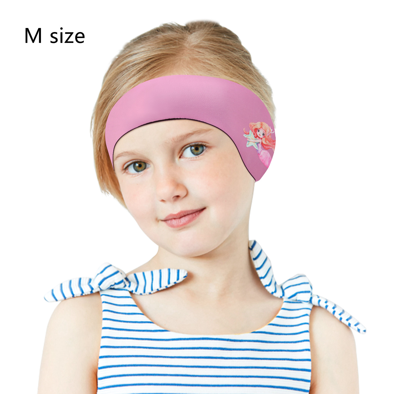 JIMJOOS Gorro De Natación Impermeable Para Niños, 100% Silicona, Duradero Y Sin Olor, Elástico, Antideslizante, Gorro De Natación Para Hasta 8 Años, Con Bolsa Protectora (rosa