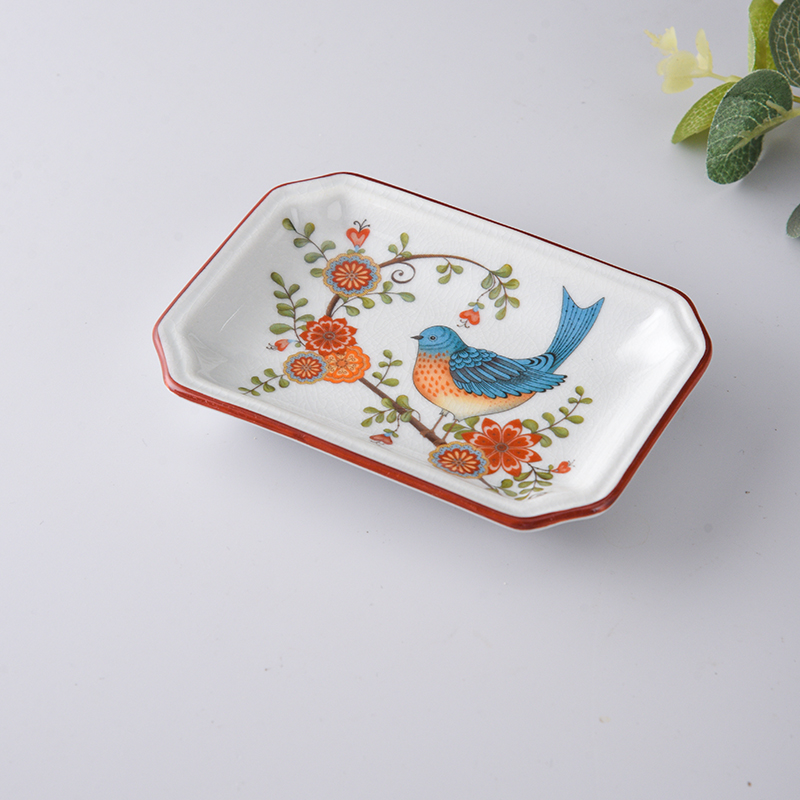 1pc Europäischen Blume aufbringen Keramik Seifenschale Seife Verpackung Boxen Haushalts Schlecht Lagerung Liefert Toilette Dusche Liefert: C