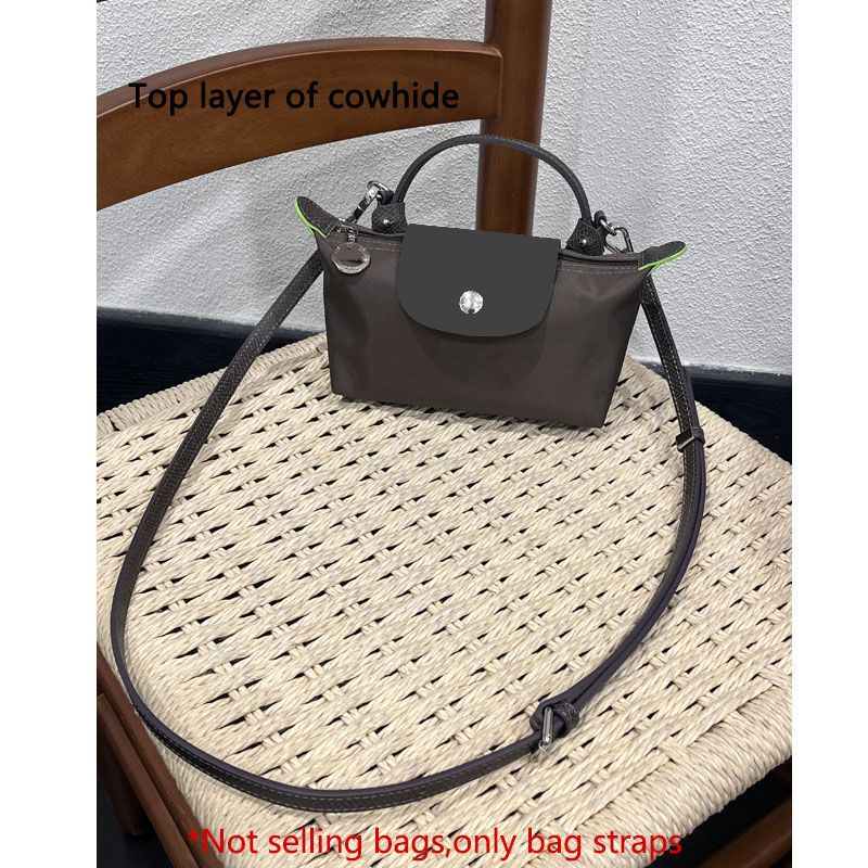 Zapasowy pasek na ramię ze skóry bydlęcej do małego paska crossbody Longchamp bez modyfikacji dziurkowania