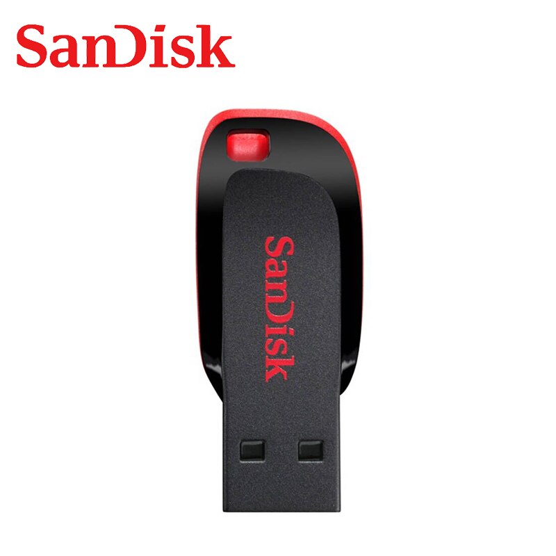 SanDisk 100% oryginalny Cruzer Blade CZ50 pamięć USB 128GB 64GB 32GB 16GB Pen Drive USB 2.0 dysku Pendrive Pendrive