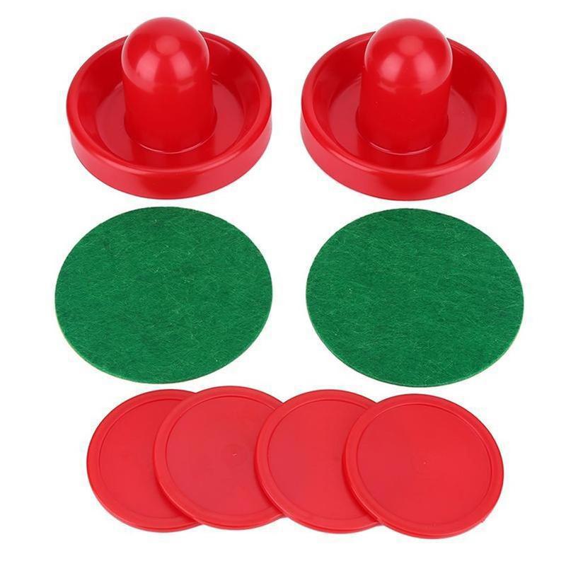 Air hockey tilbehør 76mm batter bord ishockey air table puttere underholdende tilbehør sæt pucke voksen bordspil h  z0 b 6: Default Title