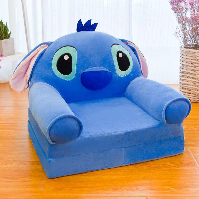 Silla Mona niños sofá taburete plegable de dibujos animados para niños sofá taburete de bebé se puede lavar silla lavable para niños