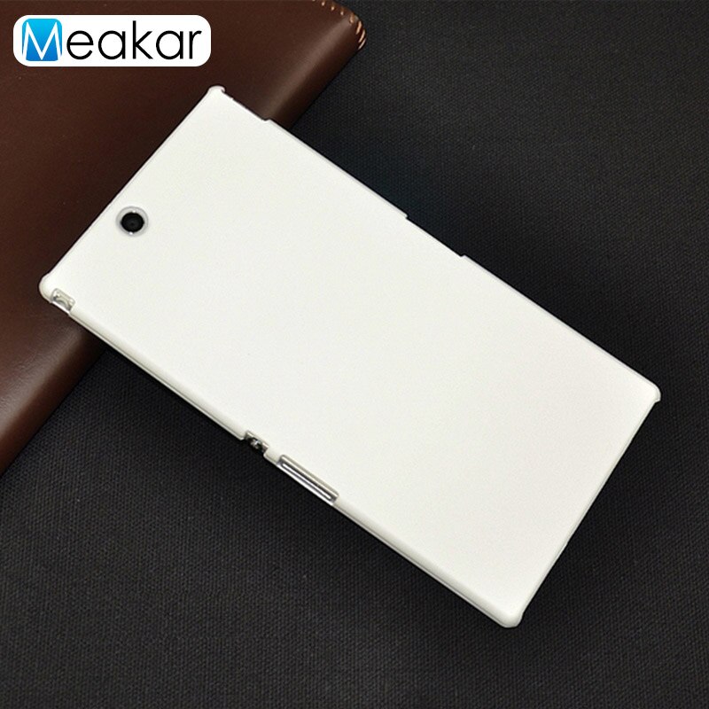 Coque Cover 6.44For Sony Xperia Z Ultra Case Voor Sony Xperia Z Ultra C6833 Xl39H C6802 C6806 Telefoon Terug Coque cover Case: white