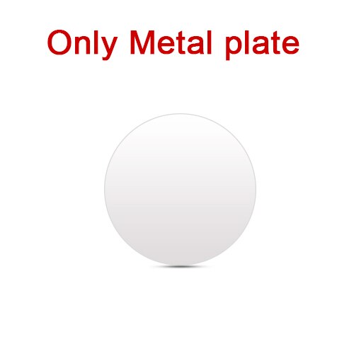 Vbnbv metalen magnetische telefoonhouder in auto gps ventilatierooster montage magneetstandaard auto telefoonhouder standaard voor universele mobiele smartphone: Alleen metalen plaat